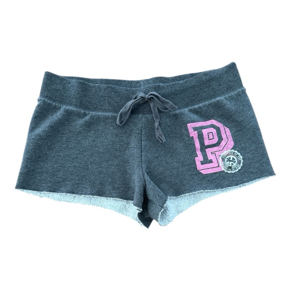 VICTORIA’S SECRET PINK Gray Sweat Shorts Women’s Size Small - Vintage! VS